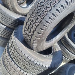 265/70/17/ $300 GOODYEAR SEMI NEW FOUR TIRES