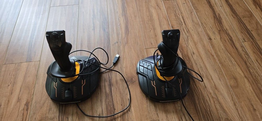 Thrustmaster T.16000M Flight Sticks (x2) – Great Shape