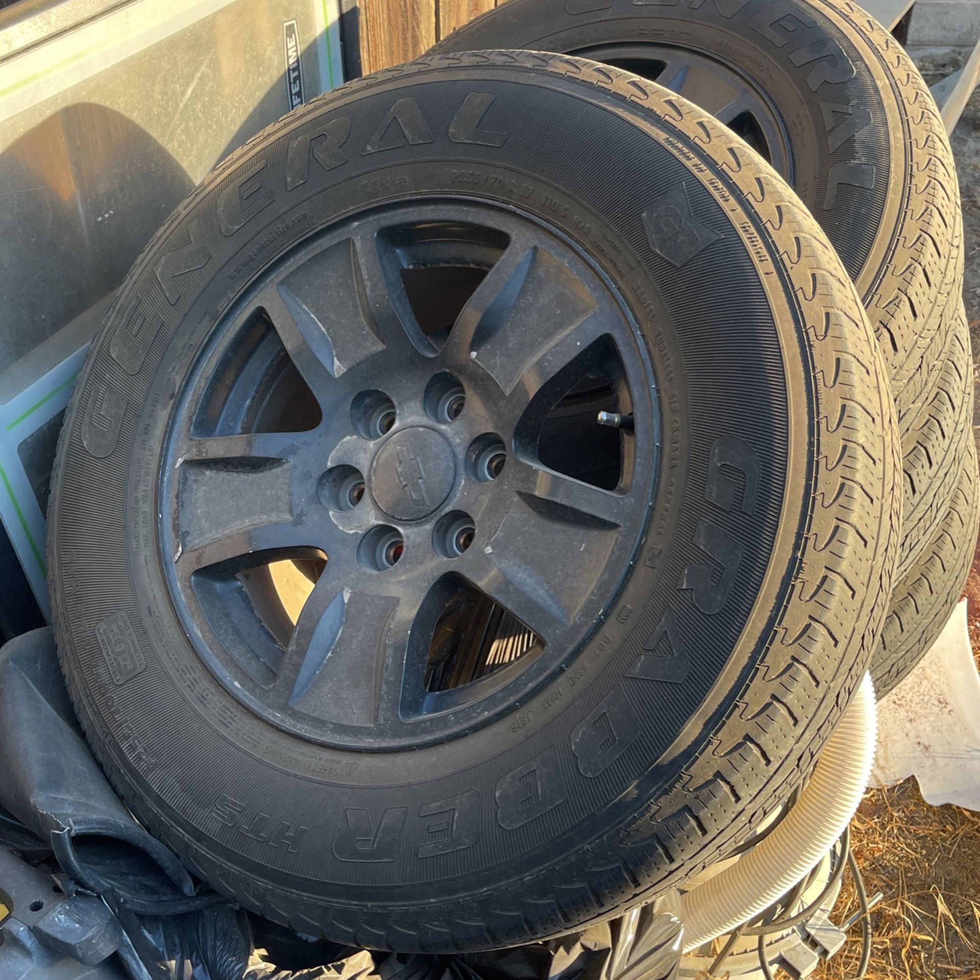 2016 Silverado Stock Tires P255/70 R17