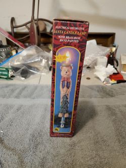 Electrical Decorative Santa Candle Lamp