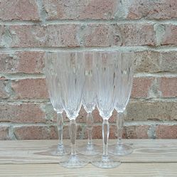 Cristal D'Arques Durand Classic Fluted Champagne Glasses 