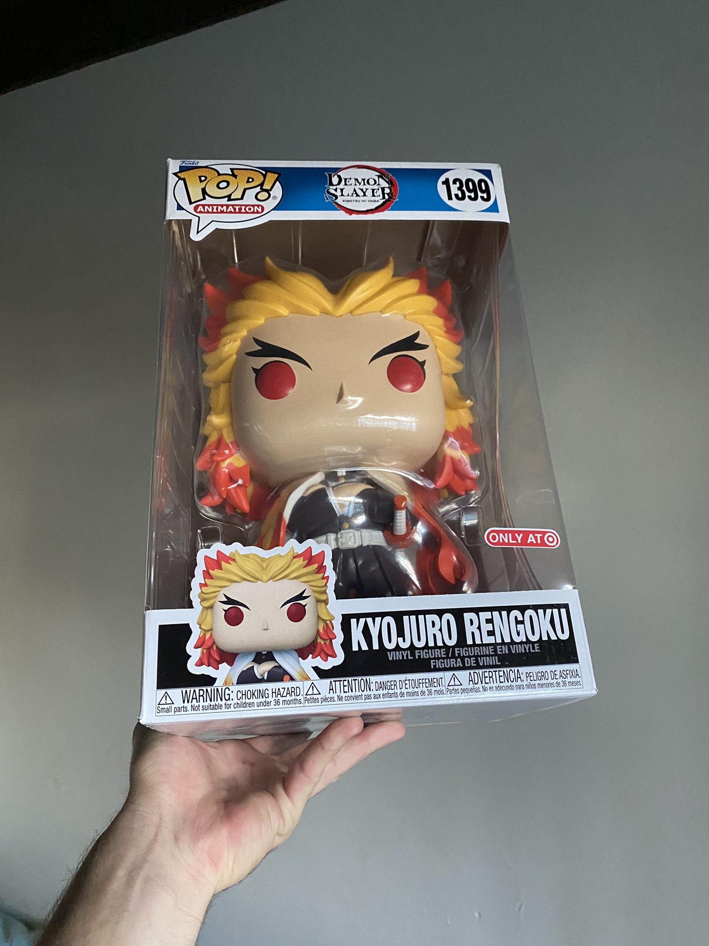 Funko Pop! Vinyl Jumbo 10": Demon Slayer - Kyojuro Rengoku - Target (T)