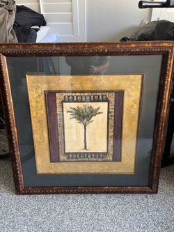Palm Tree Framed Art