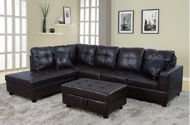 Sectional And Ottoman 