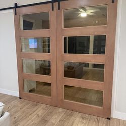 8’ Sliding Barn Doors 