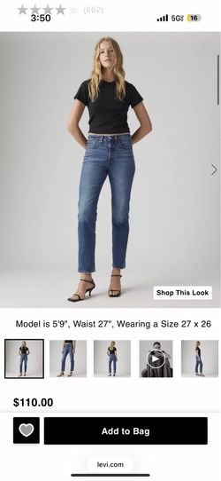 Women’s Levi jeans