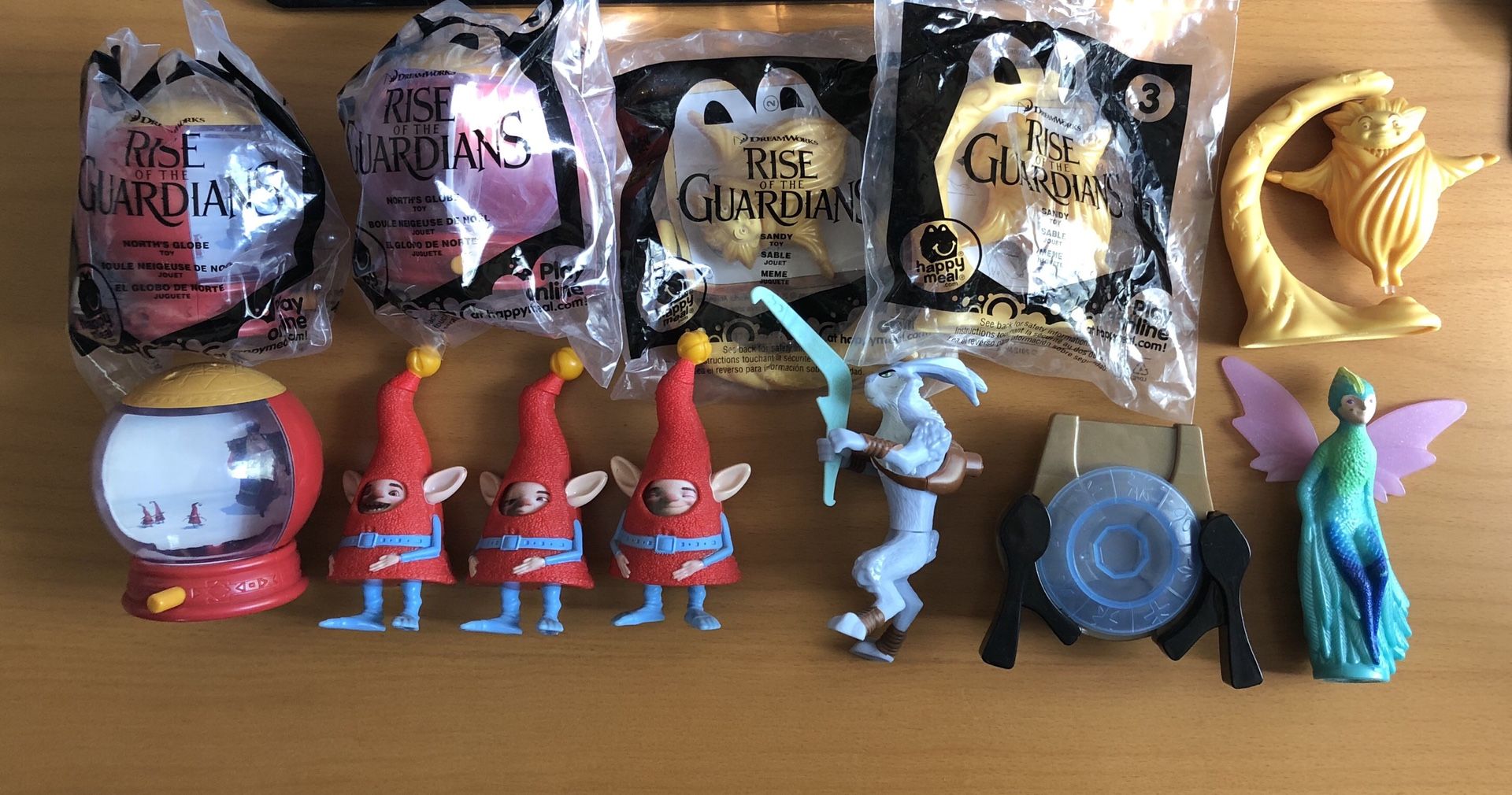 Collectible Rise Of The Guardians toys from Dreamworks