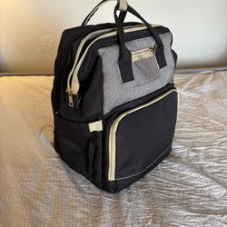 Diaper Bag With Foldable Changing Station & Pad