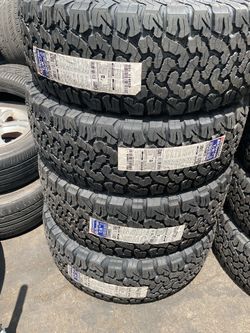 275/65/18 bf Goodrich tires installed and balanced