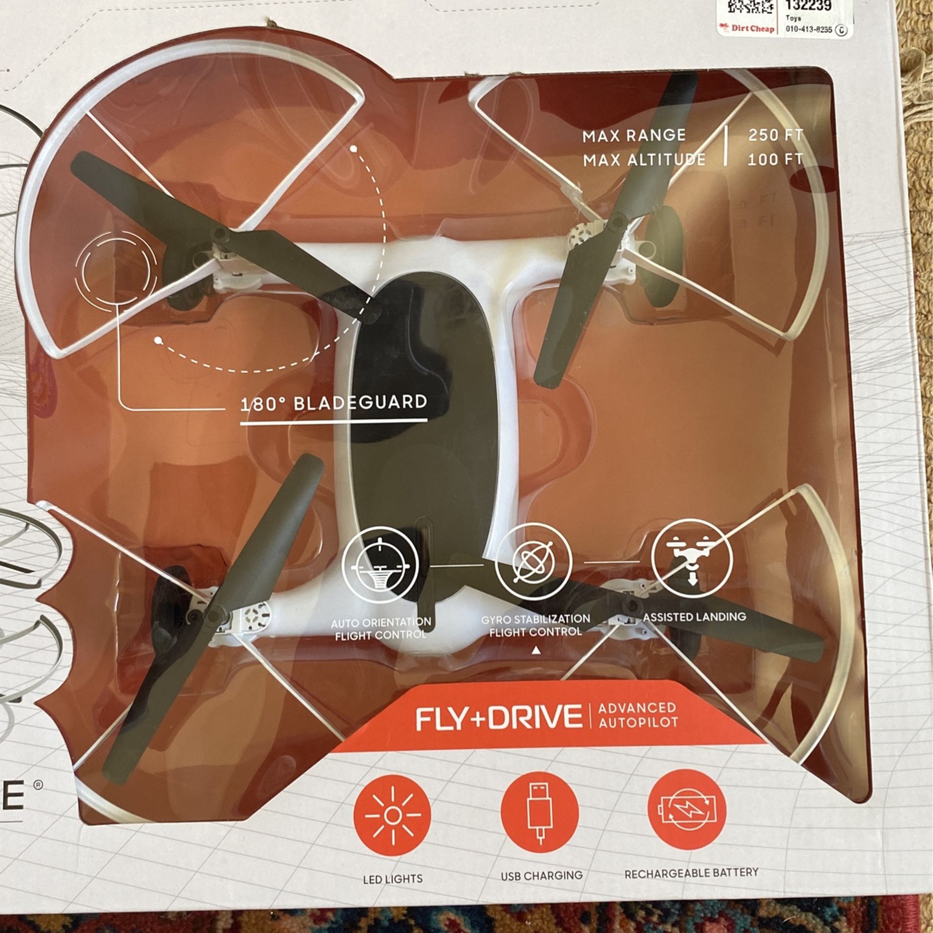 Sharper Image Fly drive Drone Brand new