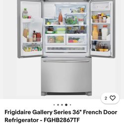 Frigidaire stainless steel gallery fridge