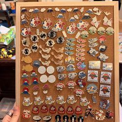 Japan themed pins
