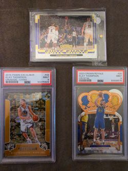 Three card Golden State warriors lot