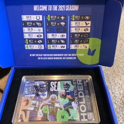 Seattle Seahawks 2021 Commemorative Ticket Display 