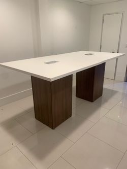 Station/conference table bar height 48”x96”