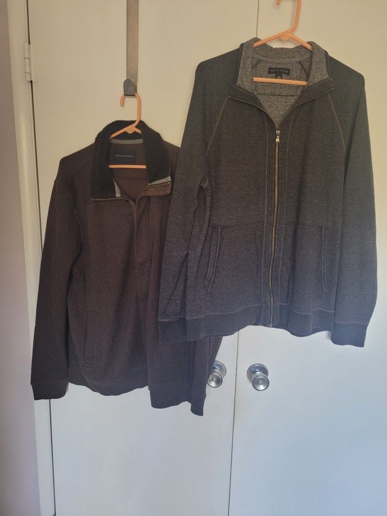 Men's Banana Republic Jackets and Brooks Brothers Sweater
