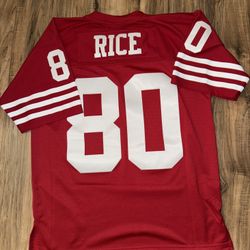 New Men’s Size Large Mitchell & Ness San Francisco 49ers Jerry Rice Jersey 