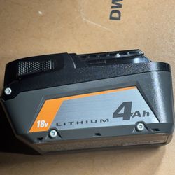 Ridgid 18v batetery 4.0 ah