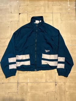 Vtg 90s Womens Reebok Windbreaker Jacket XL