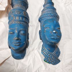 Awesome Hand Made African Wall Decor!!! 14" Tall 