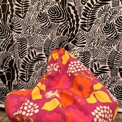 Marimekko for Target Kukkatori Beanbag Indoor Outdoor Design Luxury Rare