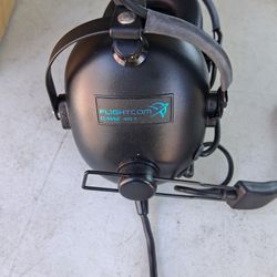 Flightcom Classic 4dlx Aviation Headphones 