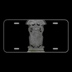 License Plate Novelty Car Front It Headstone Tomb Day Of The Dead