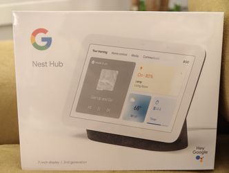 NEW Google Nest Hub 2nd Gen - Charcoal - Factory Sealed