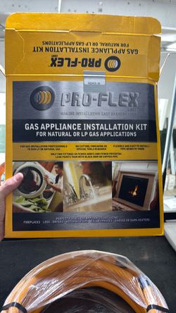 Pro-Flex Gas appliance installation kit