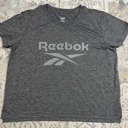 Reebok Women’s Athletic T Shirt Size M Heather Gray  