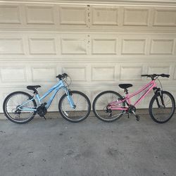 Specialized Hotrock 24 mountain bikes ready to ride