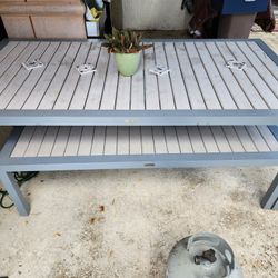 Janus Et Cie Table And Bench