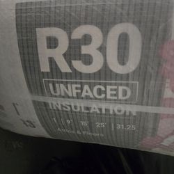 R30 Unfaced Insulation, New