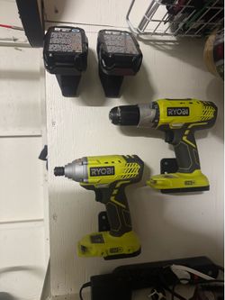 Ryobi tool and battery wall mount