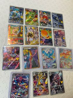 Pokemon 30th anniversary illustration classic collection 15 card lot cresselia articuno greninja