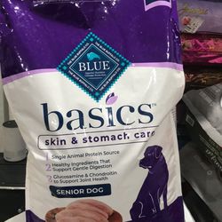 Pet Senior Dog Food Turkey Potato 24 lbs