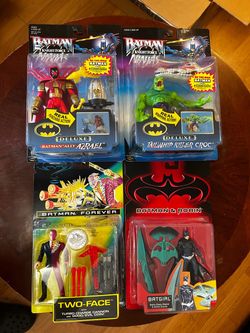 Assorted BATMAN VINTAGE SEALED ACTION FIGURE LOT
