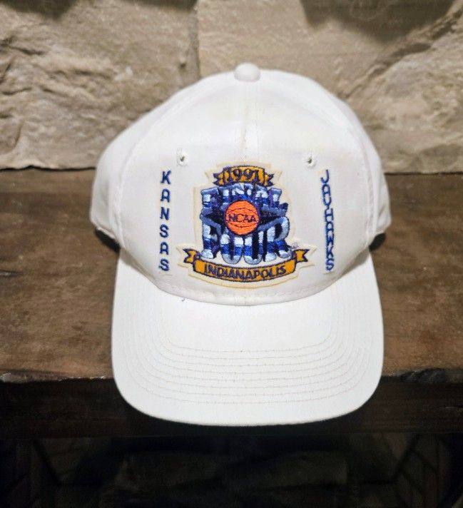 Vintage Kansas Jayhawks 1991 Final Four Snapback Hat!