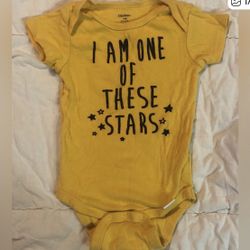 Gerber Yellow onesie