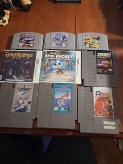 Nintendo games $5 each all clean and tested all work pick up in Glendale five each