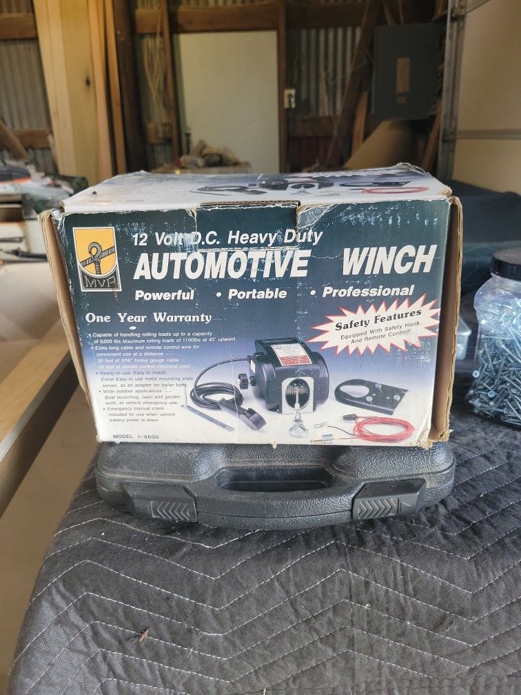 12 VOLT DC HEAVY DUTY AUTOMOTIVE WINCH