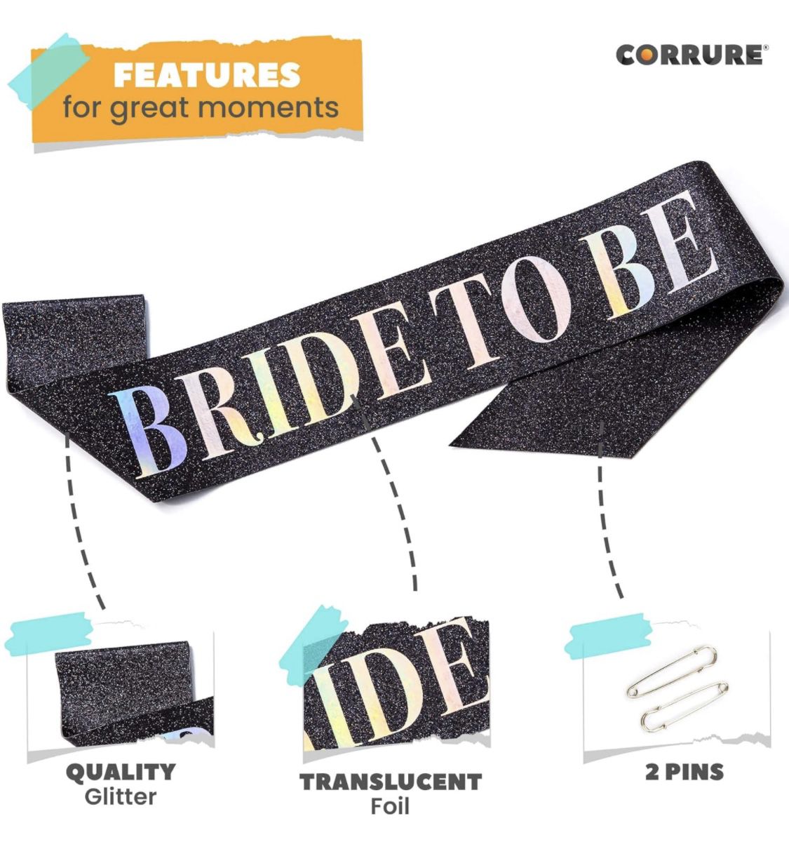 Brand New ‘Bride To Be’ Sash For Bachelorette Party
