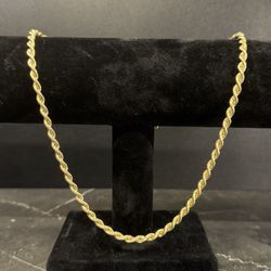 14kt 20” 4mm Rope Chain 