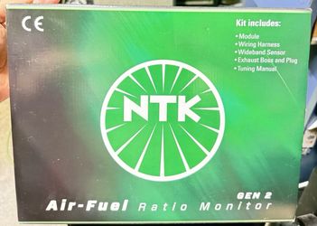 NGK NTK Gen 2 Air Fuel Ratio Monitor Wideband  O2 Kit P/N 90067 Complete