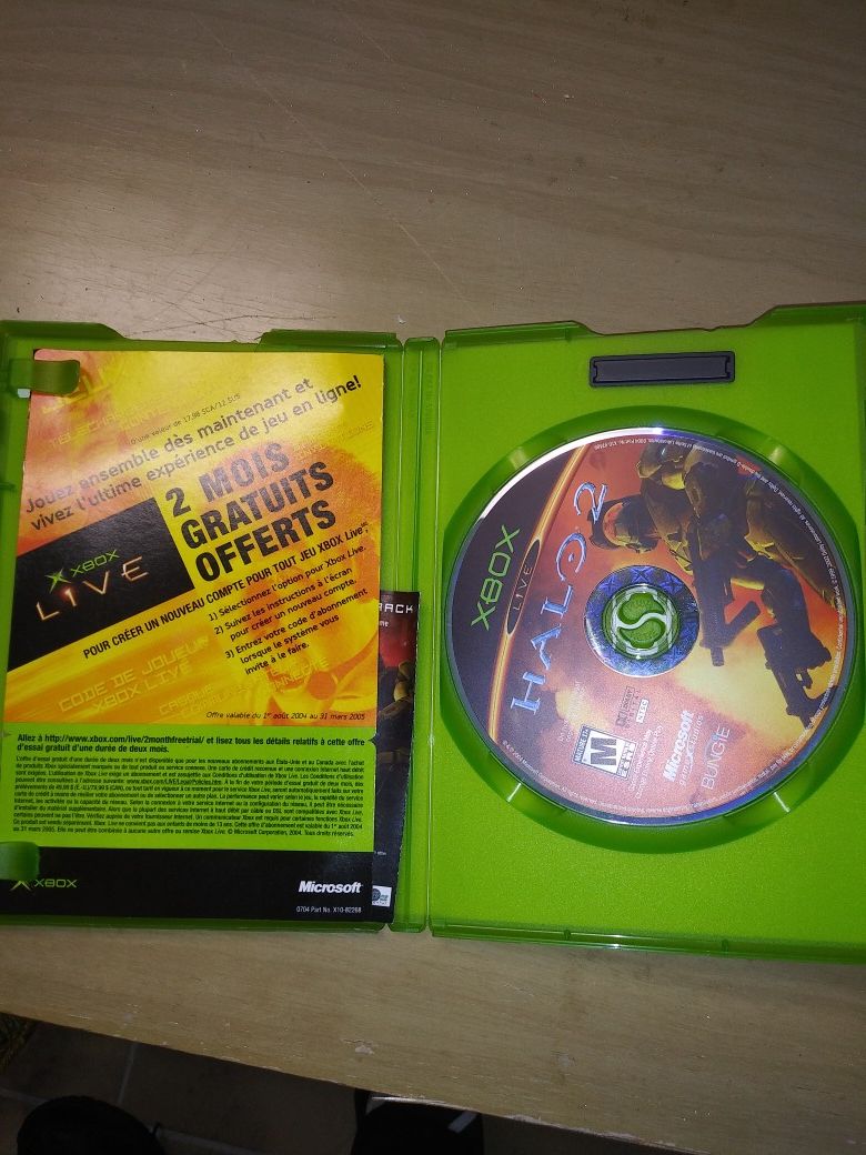 Xbox halo 2 game