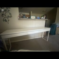 White desk