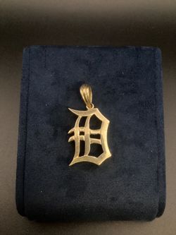 Gold “D” Pendant