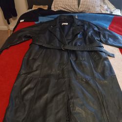 Pelle Leather Coat 