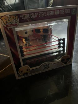 The Rock Stone Cold Steve Austin Funko Pop 