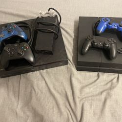 PS4 + Xbox One + Games + Controllers